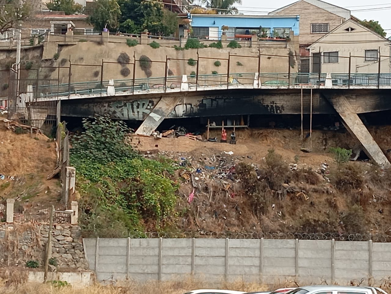 Puente de Baquedano siete veces quemadoo